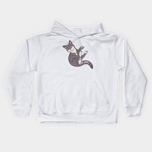 Playful Cat Pepper Kids Hoodie